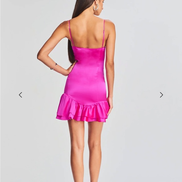 NEW Retrofete SILVANA SILK DRESS XS - Picture 2 of 5